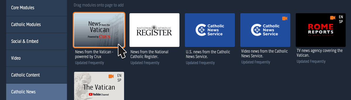 Vatican news powered by Crux
