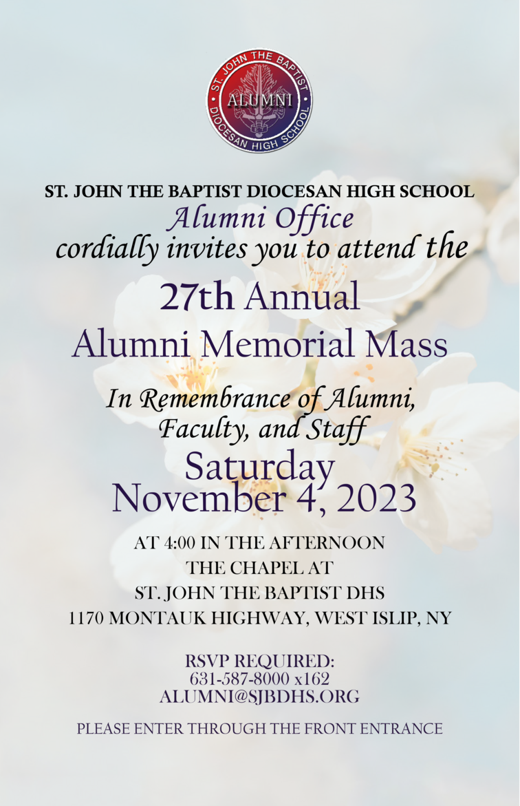 SJB Memorial Mass