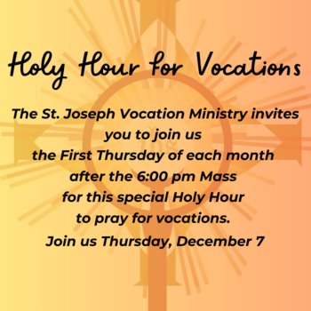 Holy Hour for Vocations