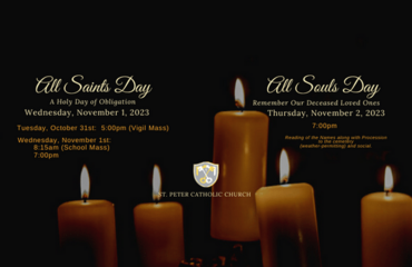 All Saints Mass Times + All Souls