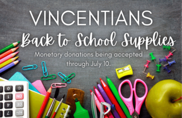 Vincentians Back-to-School Supplies