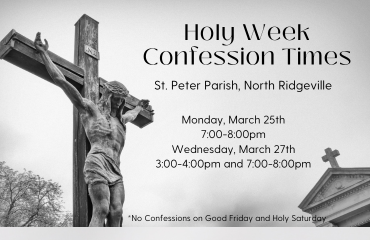 Confessions - Holy Week