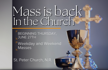 Mass is back in the Church