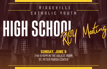 Ridgeville Catholic Youth (RCY) - High School