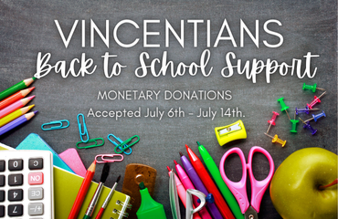 Vincentians Back-to-School Supplies