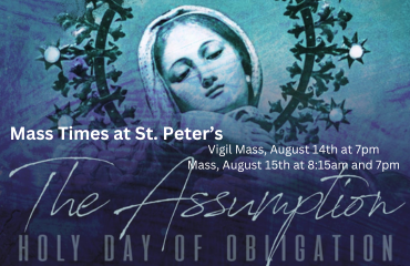 Assumption of the Blessed Virgin Mary - Mass Times