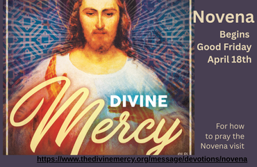 Divine Mercy Novena begins on Good Friday