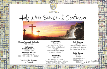 Holy Week 2026