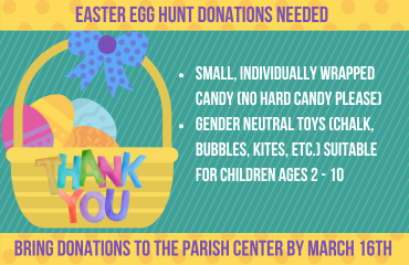 Easter Egg Hunt - Donations Needed